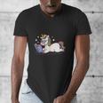Unicorn Bookworm Believe In Yourself Cute And Inspirational Men's V-Neck T-Shirt Unicorn Bookworm Believe In Yourself Cute And Inspirational Men's V-Neck T-Shirt