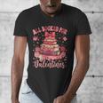 Valentine All Booked For Valentines Book Lovers Teacher Kid Men's V-Neck T-Shirt