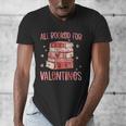 Valentines All Booked For Valentines Book Lovers Teacher Kid Men's V-Neck T-Shirt Valentines All Booked For Valentines Book Lovers Teacher Kid Men's V-Neck T-Shirt