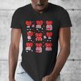 Valentines Day Librarian Heart Reading Book Women Men Kids Men's V-Neck T-Shirt Valentines Day Librarian Heart Reading Book Women Men Kids Men's V-Neck T-Shirt