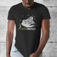 Vintage Hotel Matchbook Astro Motels 50s Retro Spaceman Men's V-Neck T-Shirt