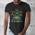 Vintage Librarian Book Reader Library Book Reading Men's V-Neck T-Shirt