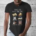 Vintage Retro Things I Do In My Spare Time Books Men's V-Neck T-Shirt Vintage Retro Things I Do In My Spare Time Books Men's V-Neck T-Shirt