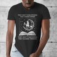 Vintage They Didn't Burn Witches They Burned Women Ban Books Men's V-Neck T-Shirt Vintage They Didn't Burn Witches They Burned Women Ban Books Men's V-Neck T-Shirt