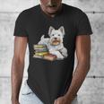 West Highland Terrier Books Dog Breed Westie For Men Women Kids Men's V-Neck T-Shirt