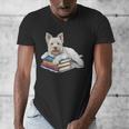 West Highland Terrier Books Dog Breed Westie Men's V-Neck T-Shirt