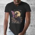 Whimsical Book Fairy Reading Bookish Fairycore Men's V-Neck T-Shirt