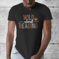 Wild About Reading Books Reader Lover Librarian Bookworm Men's V-Neck T-Shirt Wild About Reading Books Reader Lover Librarian Bookworm Men's V-Neck T-Shirt