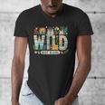 Wild About Reading Bookworm Book Reader Zoo Animals Men's V-Neck T-Shirt Wild About Reading Bookworm Book Reader Zoo Animals Men's V-Neck T-Shirt
