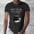 Women's First Of All I’m A Delight Cute Cat Books Coffee Humor Men's V-Neck T-Shirt Women's First Of All I’m A Delight Cute Cat Books Coffee Humor Men's V-Neck T-Shirt
