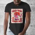 Women's Read Your Heart Out Groovy Bookish Valentine Day Women Girls Men's V-Neck T-Shirt Women's Read Your Heart Out Groovy Bookish Valentine Day Women Girls Men's V-Neck T-Shirt