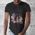 Wonderland Garden & Vintage Textbook Men's V-Neck T-Shirt Wonderland Garden & Vintage Textbook Men's V-Neck T-Shirt