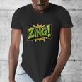 ZING Comic Book Retro Artwork – Cartoon Collector Men's V-Neck T-Shirt ZING Comic Book Retro Artwork – Cartoon Collector Men's V-Neck T-Shirt