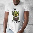 100 Book Goblin Cute Book Reader And Library Lover Men's V-Neck T-Shirt