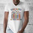 100 Days In The Books Reading Teacher 100th Day Of School Men's V-Neck T-Shirt 100 Days In The Books Reading Teacher 100th Day Of School Men's V-Neck T-Shirt