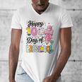 100th Day Of School Teacher Books 100 Days Of Preschool Girl Men's V-Neck T-Shirt 100th Day Of School Teacher Books 100 Days Of Preschool Girl Men's V-Neck T-Shirt