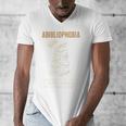Abibliophobia Books Lover Bookworm Bookaholic Reader Men's V-Neck T-Shirt Abibliophobia Books Lover Bookworm Bookaholic Reader Men's V-Neck T-Shirt