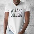 Antisocial WIZARD COLLEGE Introvert Don't Call Me Men's V-Neck T-Shirt