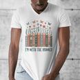 Im With The Banned Book Readers Librarian Read Banned Books Men's V-Neck T-Shirt