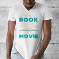 The Book Was Better Than The Movie Literary Library Bookworm Premium Tri-Blend Men's V-Neck T-Shirt The Book Was Better Than The Movie Literary Library Bookworm Premium Tri-Blend Men's V-Neck T-Shirt
