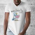 This Is My Book Character Costume I Pigeon Reading Tee Men's V-Neck T-Shirt