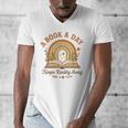 A Book A Day Keeps Reality Away Reading Men's V-Neck T-Shirt A Book A Day Keeps Reality Away Reading Men's V-Neck T-Shirt