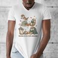 Book Lover Bookish Bookworm Reading Is My Otter-Obsession Men's V-Neck T-Shirt Book Lover Bookish Bookworm Reading Is My Otter-Obsession Men's V-Neck T-Shirt