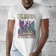 Book Lover Dragon Reading Transport You To Another World Men's V-Neck T-Shirt