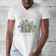 Book Lover Vintage Botanical Friends Premium Tri-Blend Men's V-Neck T-Shirt