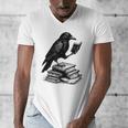 Book Raven Vintage Dark Academia Literature Reading Men's V-Neck T-Shirt Book Raven Vintage Dark Academia Literature Reading Men's V-Neck T-Shirt