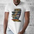 Book Women Graphic Art Colorful Eyes Men's V-Neck T-Shirt Book Women Graphic Art Colorful Eyes Men's V-Neck T-Shirt