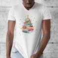 All Booked For Christmas Book Christmas Book Lover Librarian Men's V-Neck T-Shirt All Booked For Christmas Book Christmas Book Lover Librarian Men's V-Neck T-Shirt