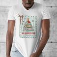 All Booked For Christmas Book Xmas Tree Coquette Bow Lights Men's V-Neck T-Shirt All Booked For Christmas Book Xmas Tree Coquette Bow Lights Men's V-Neck T-Shirt