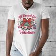 All Booked For Valentines Book Lover Teachers Men's V-Neck T-Shirt All Booked For Valentines Book Lover Teachers Men's V-Neck T-Shirt