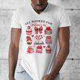 All Booked For Valentine's Day Book Lover Bookworm Bookish Men's V-Neck T-Shirt All Booked For Valentine's Day Book Lover Bookworm Bookish Men's V-Neck T-Shirt
