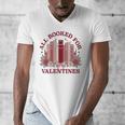 All Booked For Valentines Day Bookish Readers Book Lovers Men's V-Neck T-Shirt