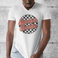 Bookish Baddie Retro Aesthetic Typography Men's V-Neck T-Shirt