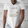 Bookmarks Are For Quitters Book Lovers Reading Men's V-Neck T-Shirt