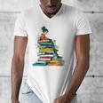 Books Abstract Artist Women Art Painting Books Men's V-Neck T-Shirt Books Abstract Artist Women Art Painting Books Men's V-Neck T-Shirt
