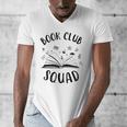 Books Club Squad Reading Book Lover Book Minimalist Team Tee Men's V-Neck T-Shirt Books Club Squad Reading Book Lover Book Minimalist Team Tee Men's V-Neck T-Shirt