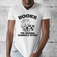 Books The Original Handheld Device Book Lover Men's V-Neck T-Shirt