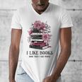 I Like Books More Than I Like People Reader Teacher Bookworm Men's V-Neck T-Shirt I Like Books More Than I Like People Reader Teacher Bookworm Men's V-Neck T-Shirt