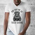 Buy Me Books And Tell Me To STFUATTDLAGG Outfits Spicy Smutty Book Reader You Had Me At Trigger Warning Men's V-Neck T-Shirt