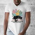 Cat Meme I Like Cats And Books And Maybe Three People Men's V-Neck T-Shirt Cat Meme I Like Cats And Books And Maybe Three People Men's V-Neck T-Shirt