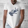 Cavalier King Charles Spaniel Book Nap Vintage Dog Mom Dad Men's V-Neck T-Shirt
