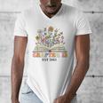 Chapter 12 Years Old 12th Birthday Wildflower Book Lover Men's V-Neck T-Shirt