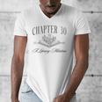 Chapter 30 A Literary Milestone 30th Birthday Book Lover Men's V-Neck T-Shirt Chapter 30 A Literary Milestone 30th Birthday Book Lover Men's V-Neck T-Shirt