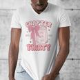 Chapter Thirty Est 1995 Cute 30th Birthday Book Bow Coquette Men's V-Neck T-Shirt Chapter Thirty Est 1995 Cute 30th Birthday Book Bow Coquette Men's V-Neck T-Shirt