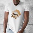 Coffee And Books Adult Books Lover Reading Men's V-Neck T-Shirt Coffee And Books Adult Books Lover Reading Men's V-Neck T-Shirt