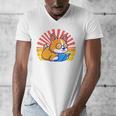 Corgi Dog Reading Book Book Lover Dog Lover Men's V-Neck T-Shirt Corgi Dog Reading Book Book Lover Dog Lover Men's V-Neck T-Shirt
